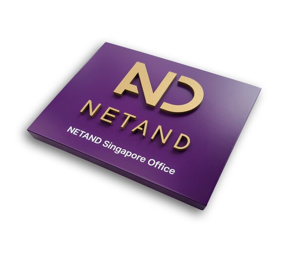 NETAND Singapore Office Signage