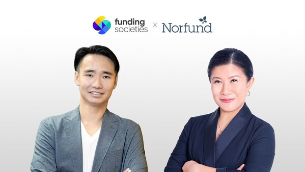 L-R: Kelvin Teo, Co-founder & Group CEO, Funding Societies | Modalku; Fay Chetnakarnkul, Regional Director (Asia), Norfund